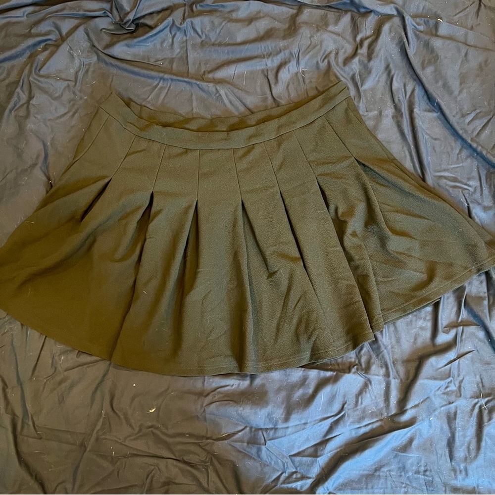 Black Pleated Skirt